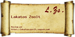 Lakatos Zsolt névjegykártya